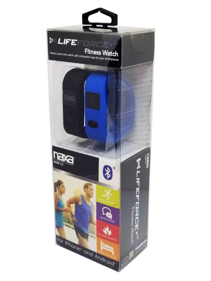 Naxa LifeForce+ Fitness Watch for iPhone and Android by Naxa