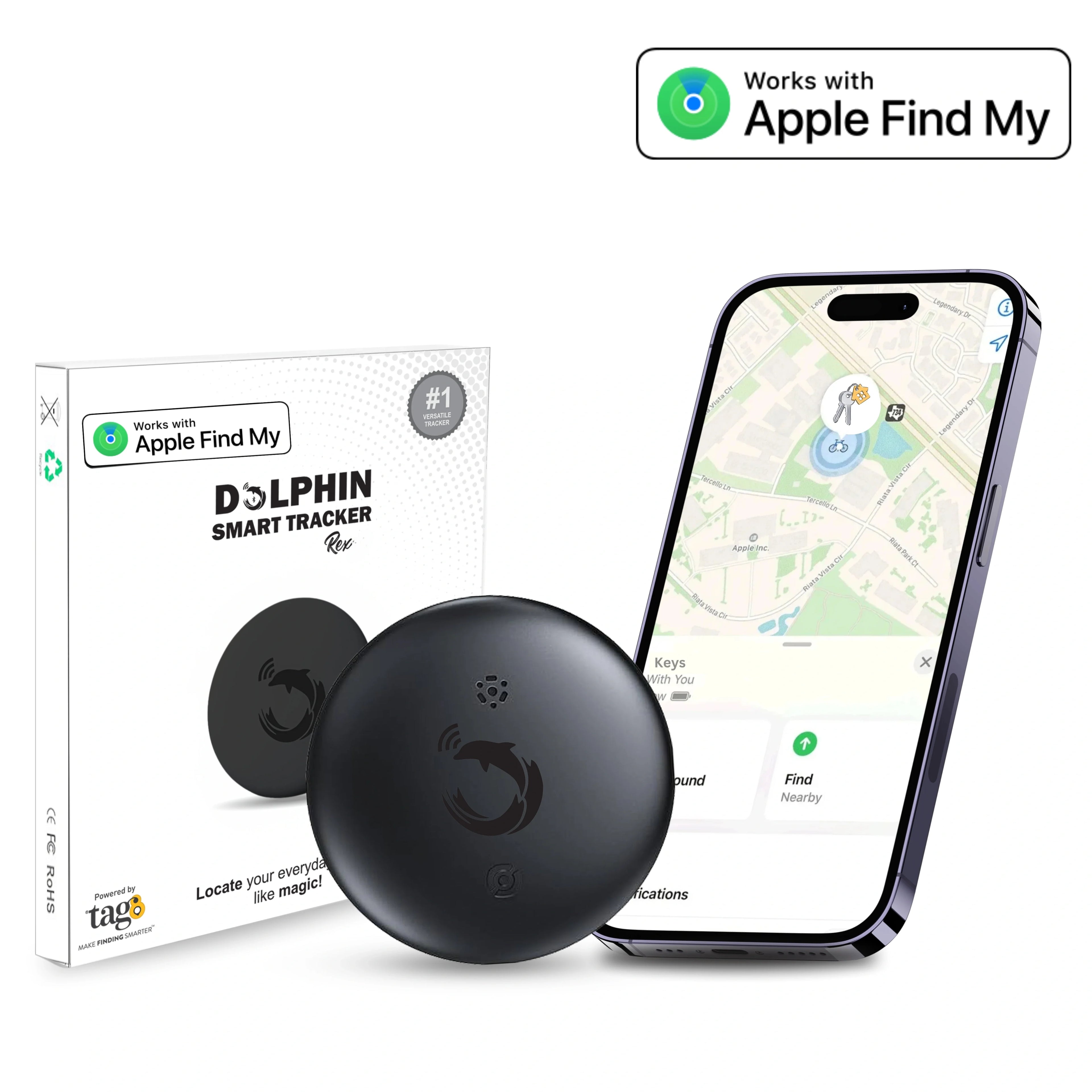 Dolphin Smart Tracker Rex iOS by Dolphin tracker I Apple Find My