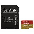 Sandisk 00121587 256GB SD micro Extreme (SDXC Class 10 UHS-I U3) memóriakártya by SANDISK