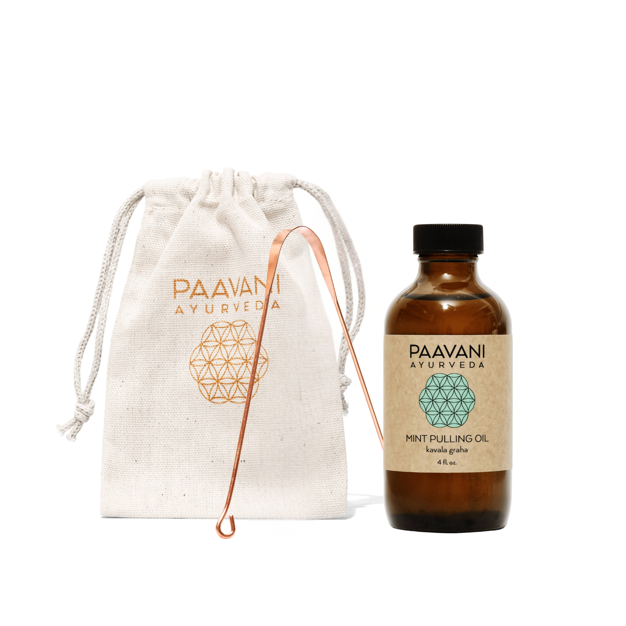 Mint Oral Care Ritual | Ayurvedic Oil Pulling & Tongue Cleaning by Paavani Ayurveda Skincare and Wellness