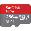 Карта памет SanDisk Ultra microSDXC, 256GB, 150MB/s, A1, Class 10, UHS-I, SD адаптер (SDSQUAC-256G-GN6MA) by SANDISK