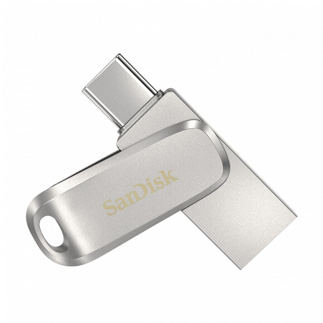 Sandisk 1TB Ultra Dual Drive Luxe USB Type-C Flash Drive Silver by SANDISK