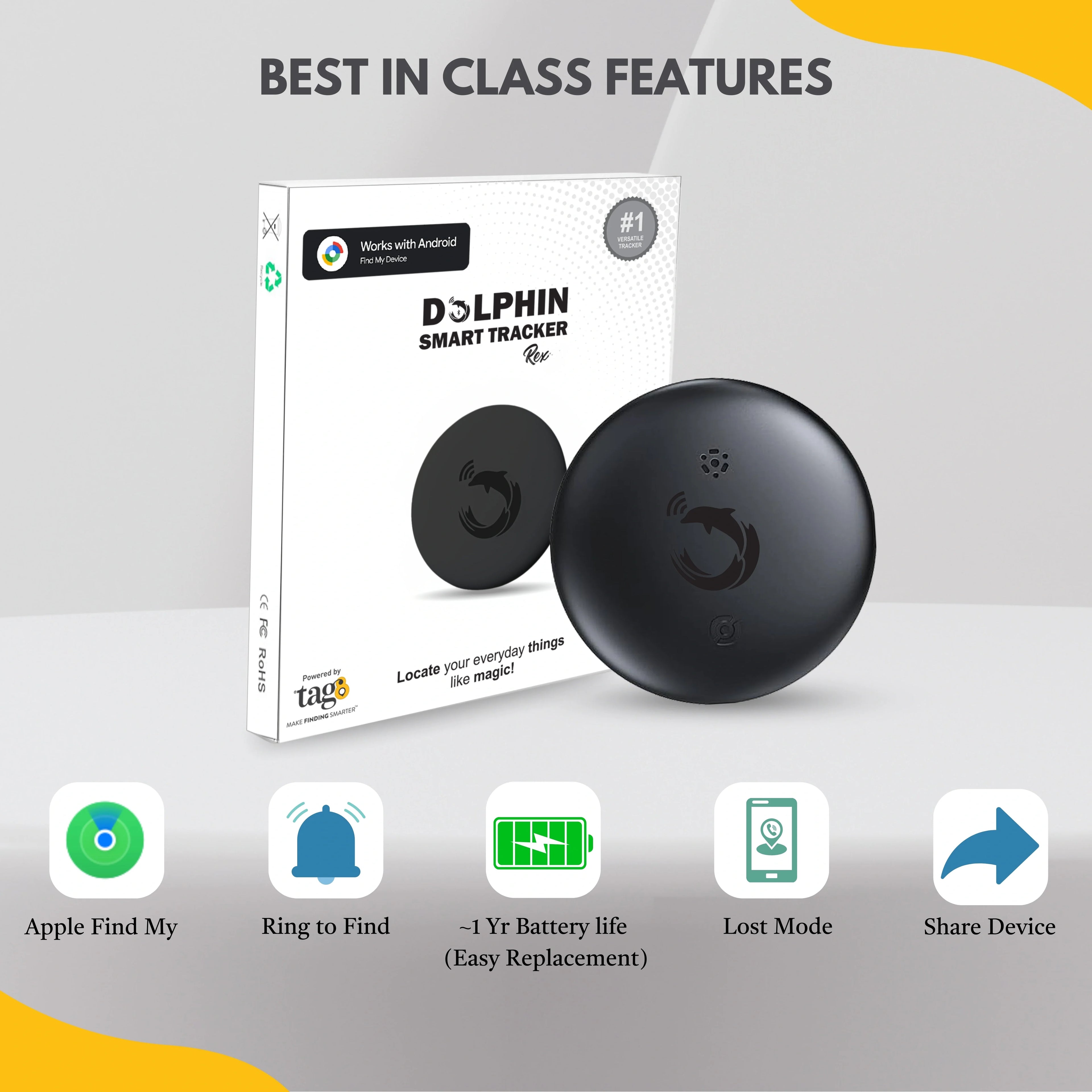 Dolphin Smart Tracker Rex iOS by Dolphin tracker I Apple Find My