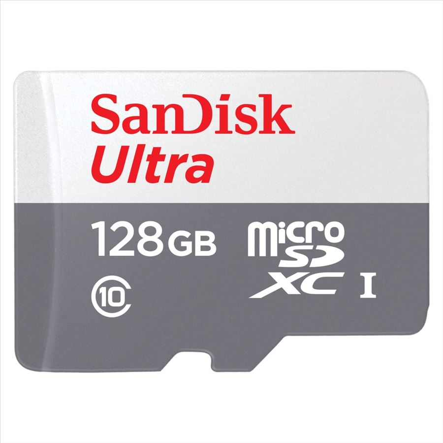 Карта памет Sandisk micro SD - SDXC Ultra 128 GB,Class 10, 100Mbs + Адаптер (SDSQUNR-128G-GN3MA) by SANDISK