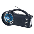 Supersonic Solar Power Bluetooth Speaker with FM Radio / LED Torch Light / Fan by Supersonic