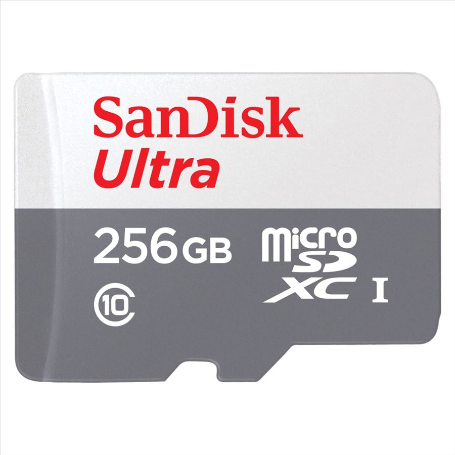 SanDisk MicroSDXC карта с памет, 256 GB, SD адаптер, клас 10 (SDSQUNR-256G-GN6TA) by SANDISK