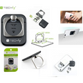 Techly I-SMART-RINGB tartószerkezet Mobiltelefon / okostelefon Fekete by Techly