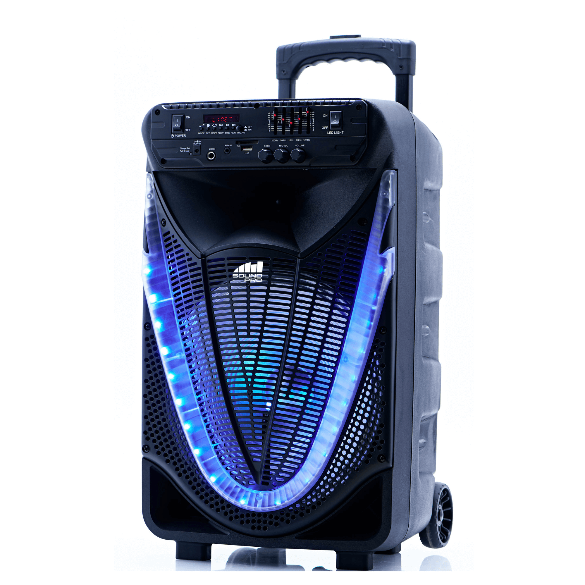 Naxa Portable 12 inch Bluetooth Party Speaker with Disco Light by Naxa