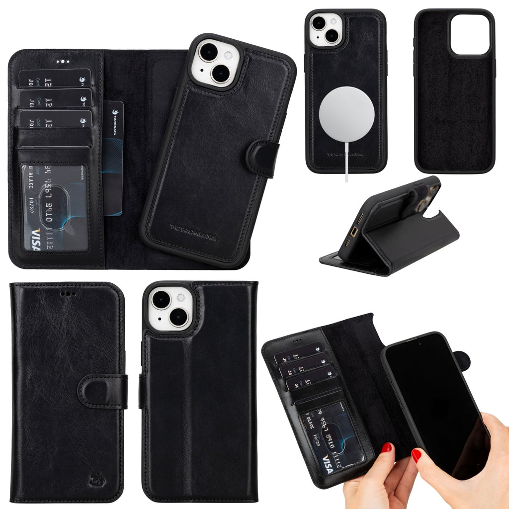 Casper Leather iPhone 14 Wallet Case | MagSafe by TORONATA