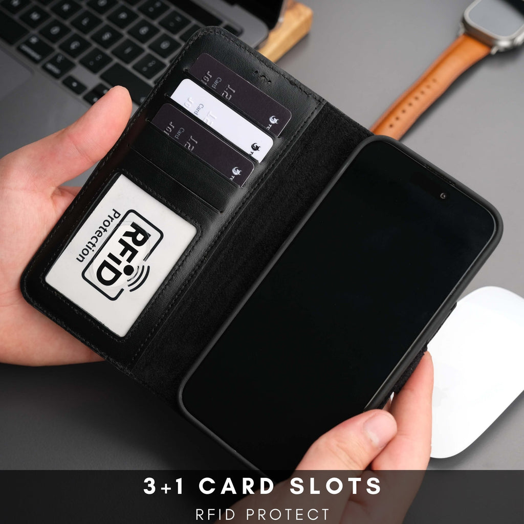 Casper Leather iPhone 14 Wallet Case | MagSafe by TORONATA