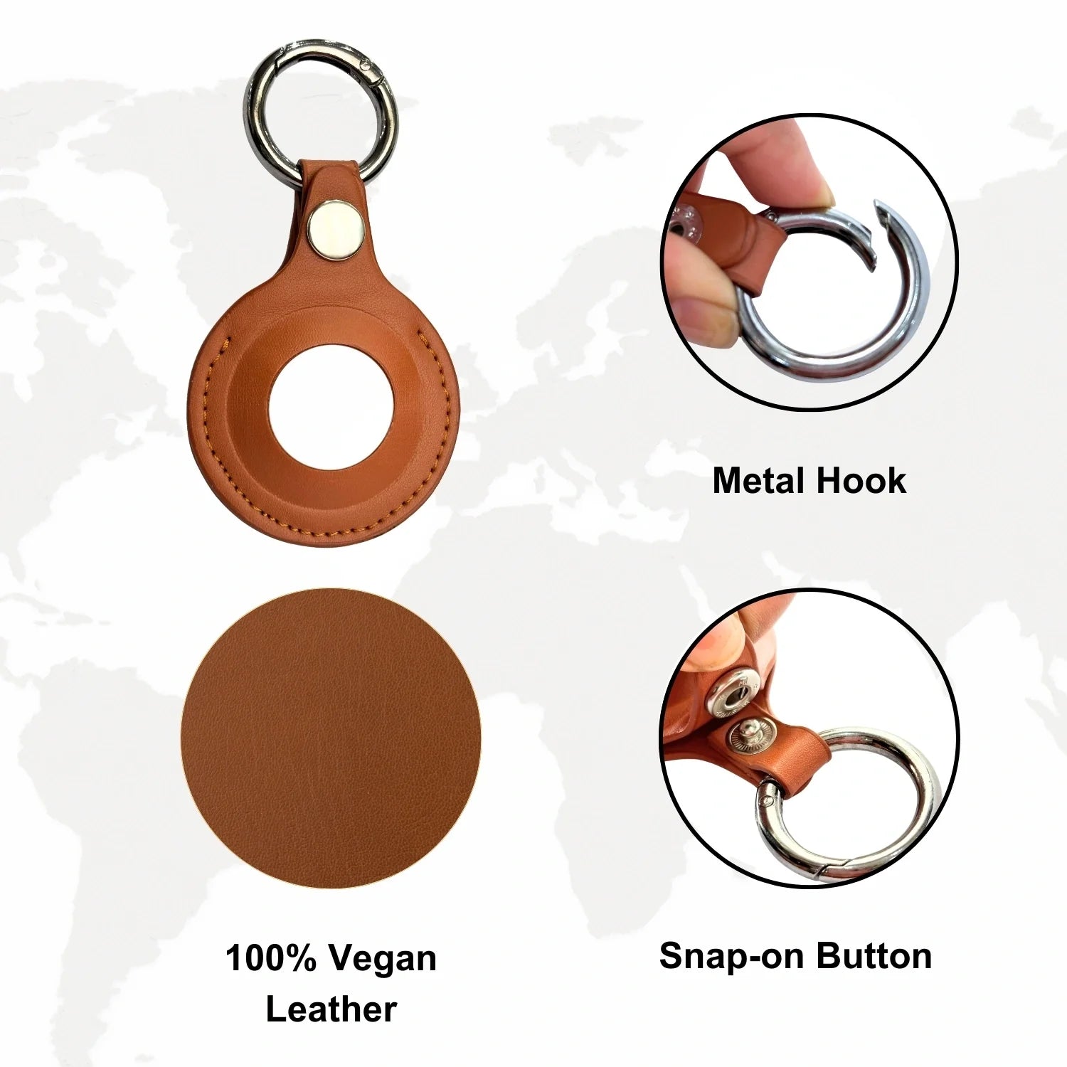 Dolphin Smart Tracker Pro Case Pack 2 by Premium Vegan Leather