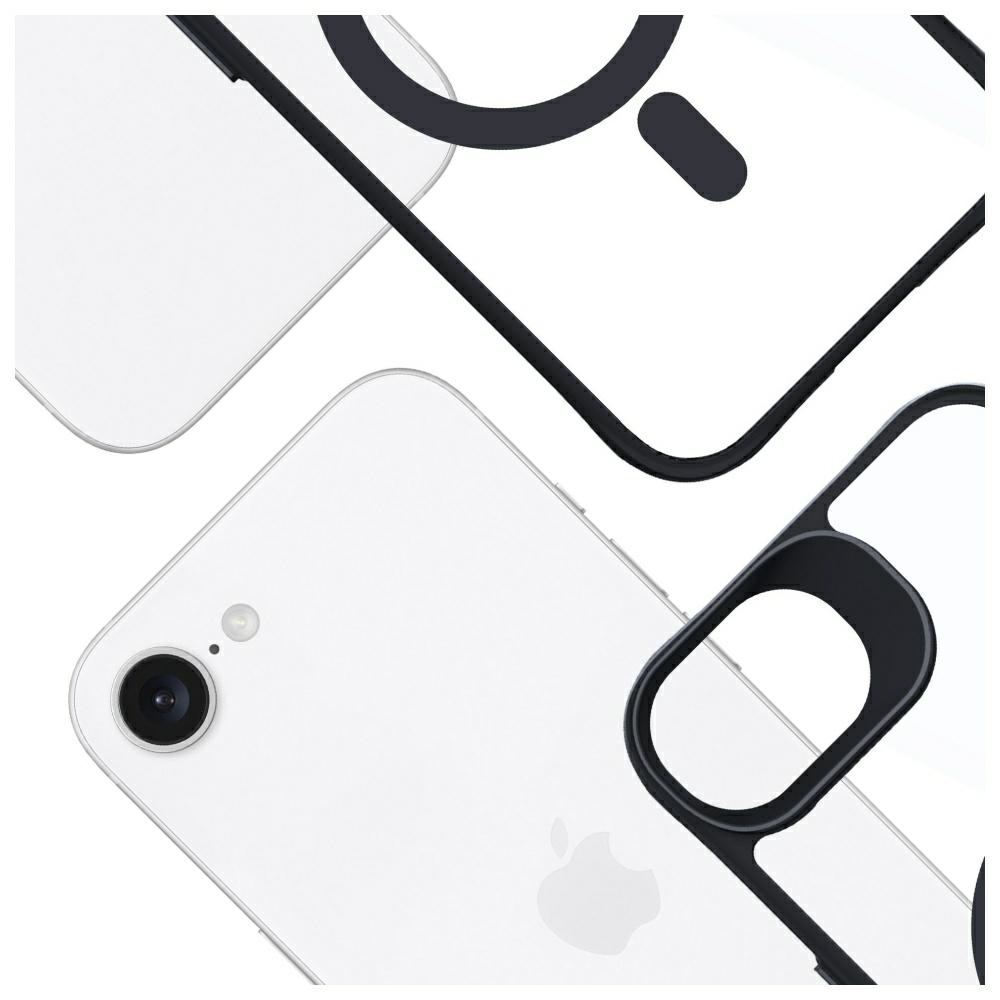 3MK Satin Armor MagCase MagSafe tok iPhone 16e fekete-átlátszó by 3MK