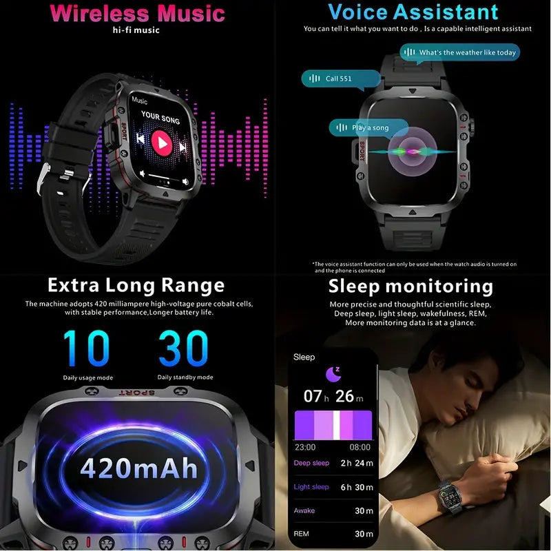 Outdoor SmartWatch - Black by TM