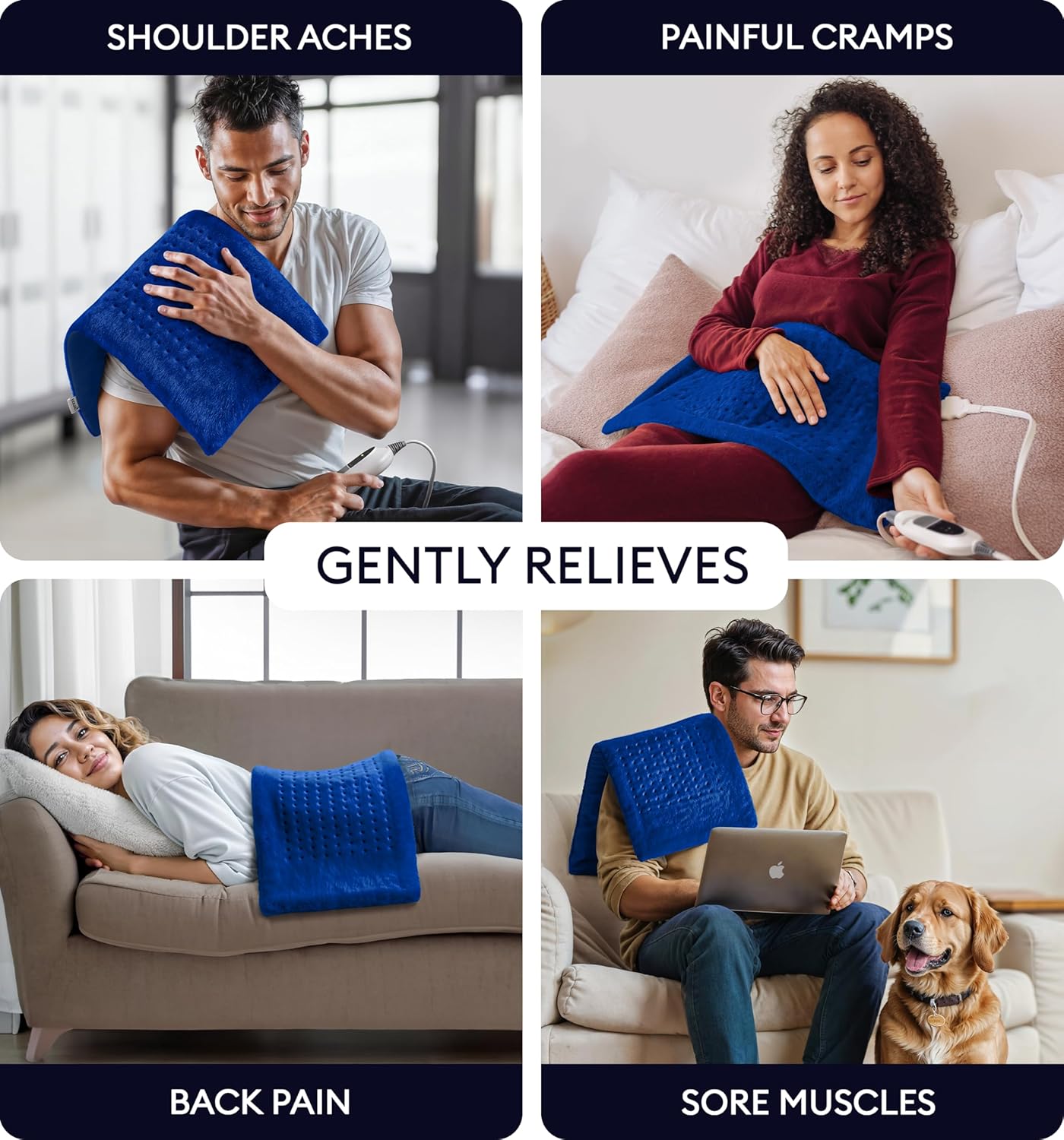 Heating Pad XL, Space Blue by Geniani