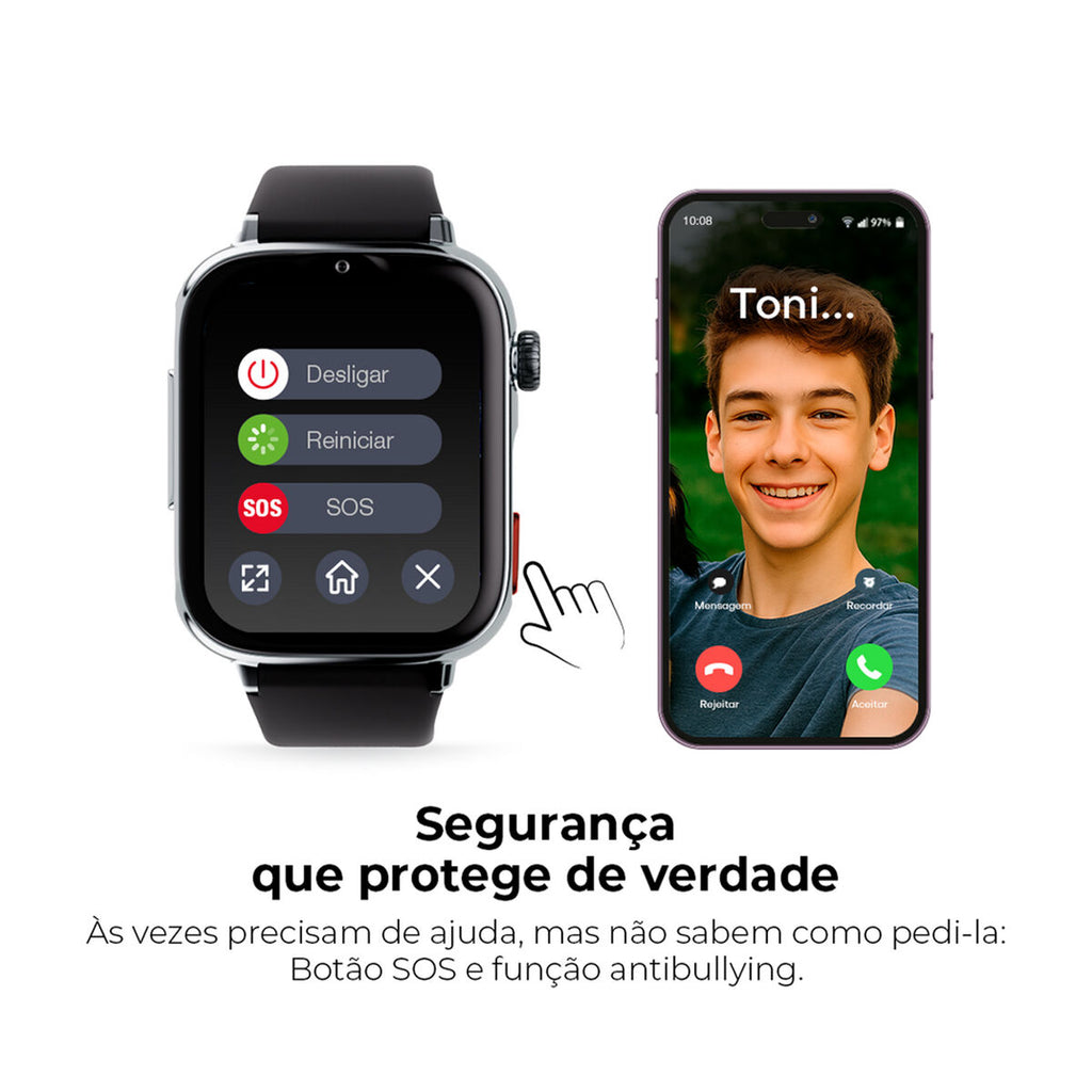 Smartwatch SaveFamily Black by SaveFamily