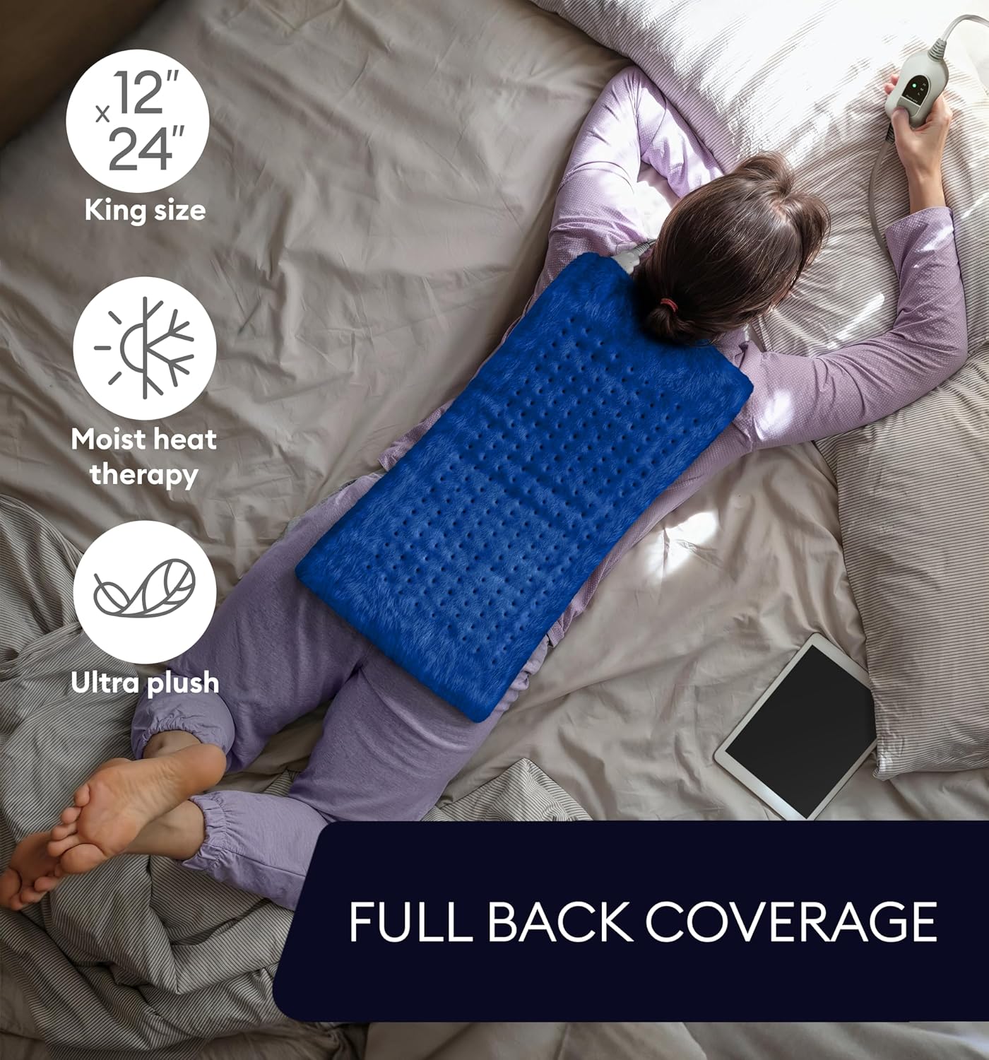 Heating Pad XL, Space Blue by Geniani