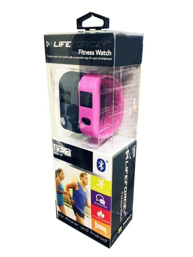 Naxa LifeForce+ Fitness Watch for iPhone and Android by Naxa