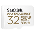 Card de memorie SanDisk micro SD Max Endurance Video 32 GB, Class 10, V30, UHS-I U3 + adaptor (SDSQQVR-032G-GN6IA) by SANDISK