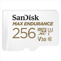 Card de memorie SanDisk micro SD Max Endurance Video 256 GB, Class 10, V30, UHS-I U3 + adaptor (SDSQQVR-256G-GN6IA) by SANDISK