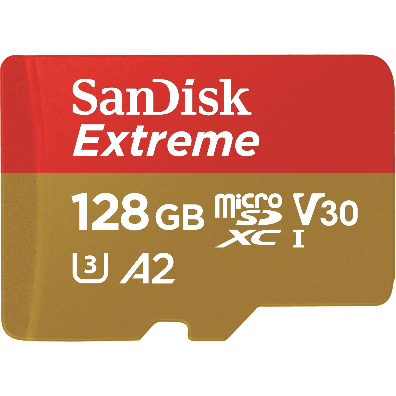 Pamäťová karta micro SD SANDISK EXTREME 128GB 190/90 V30 (SDSQXAA-128G-GN6AA) by SANDISK