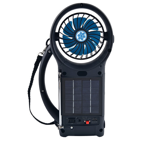 Supersonic Solar Power Bluetooth Speaker with FM Radio / LED Torch Light / Fan by Supersonic