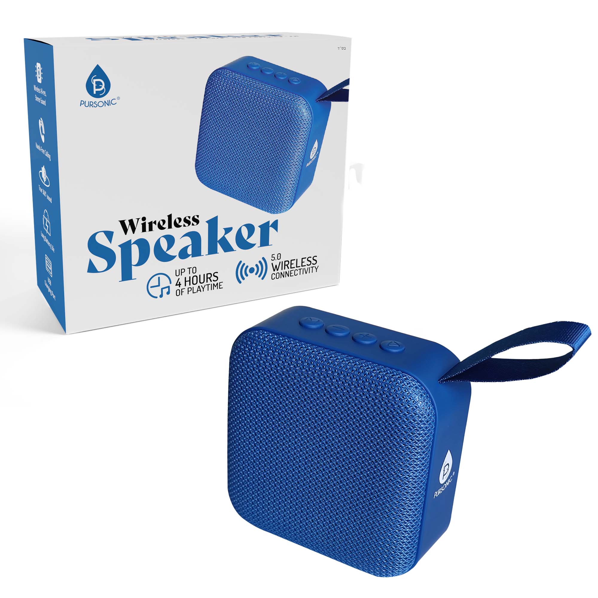 Total Audio Experience Set – Wireless Earbuds with 8D Sound + 360° Surround Speaker by Pursonic