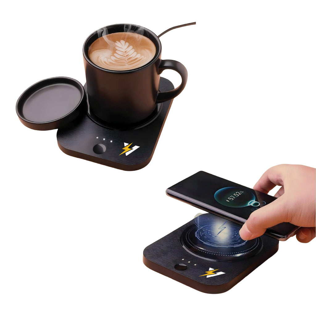 Sip & Charge 2-in-1 Wireless Charger & Mug Warmer by Pursonic