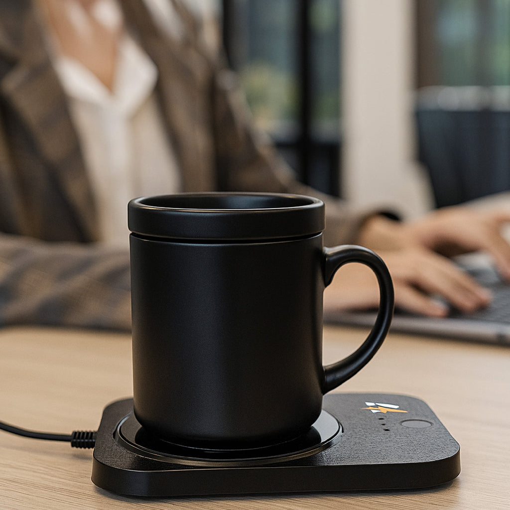 Sip & Charge 2-in-1 Wireless Charger & Mug Warmer by Pursonic