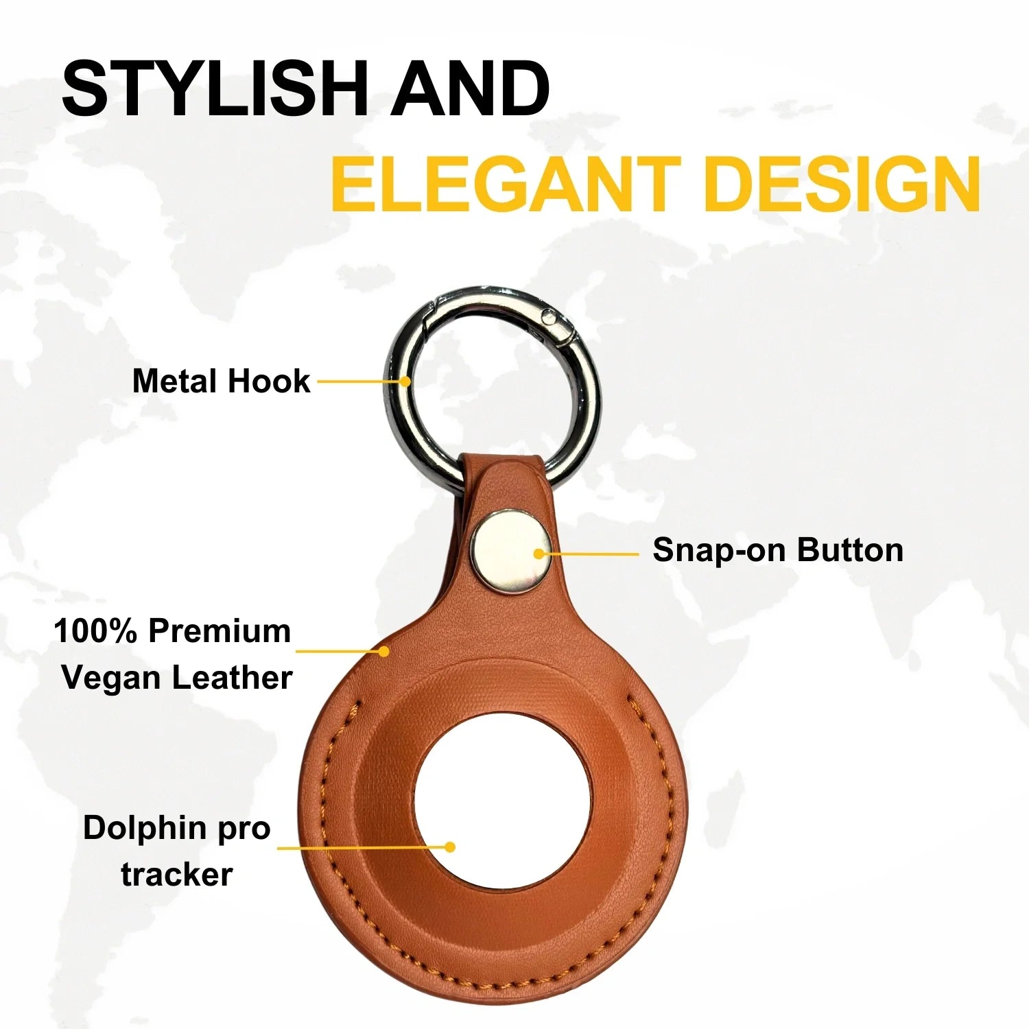 Dolphin Smart Tracker Pro Case Pack 2 by Premium Vegan Leather