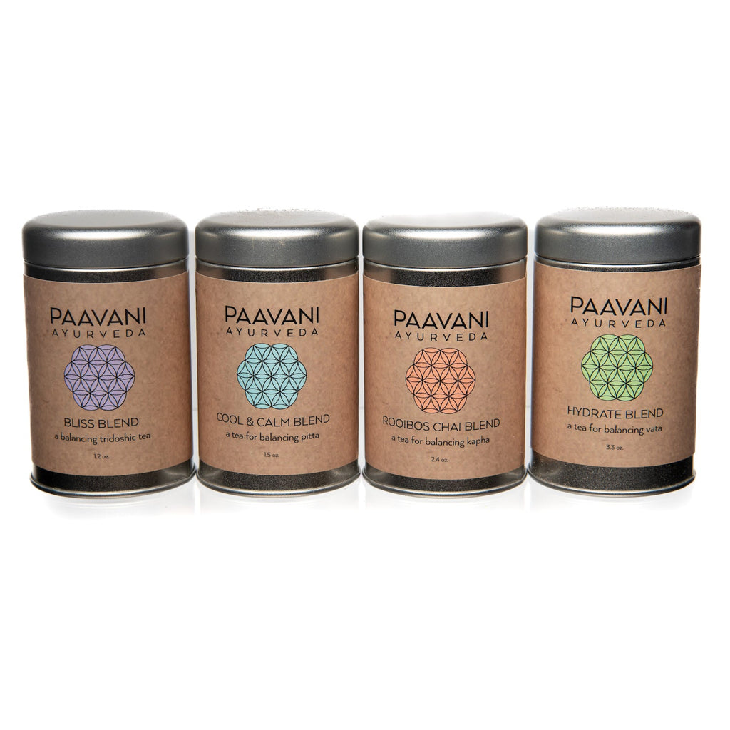 Herbal Tea Stack | Expanded Ayurvedic Tea Collection by Paavani Ayurveda Skincare and Wellness