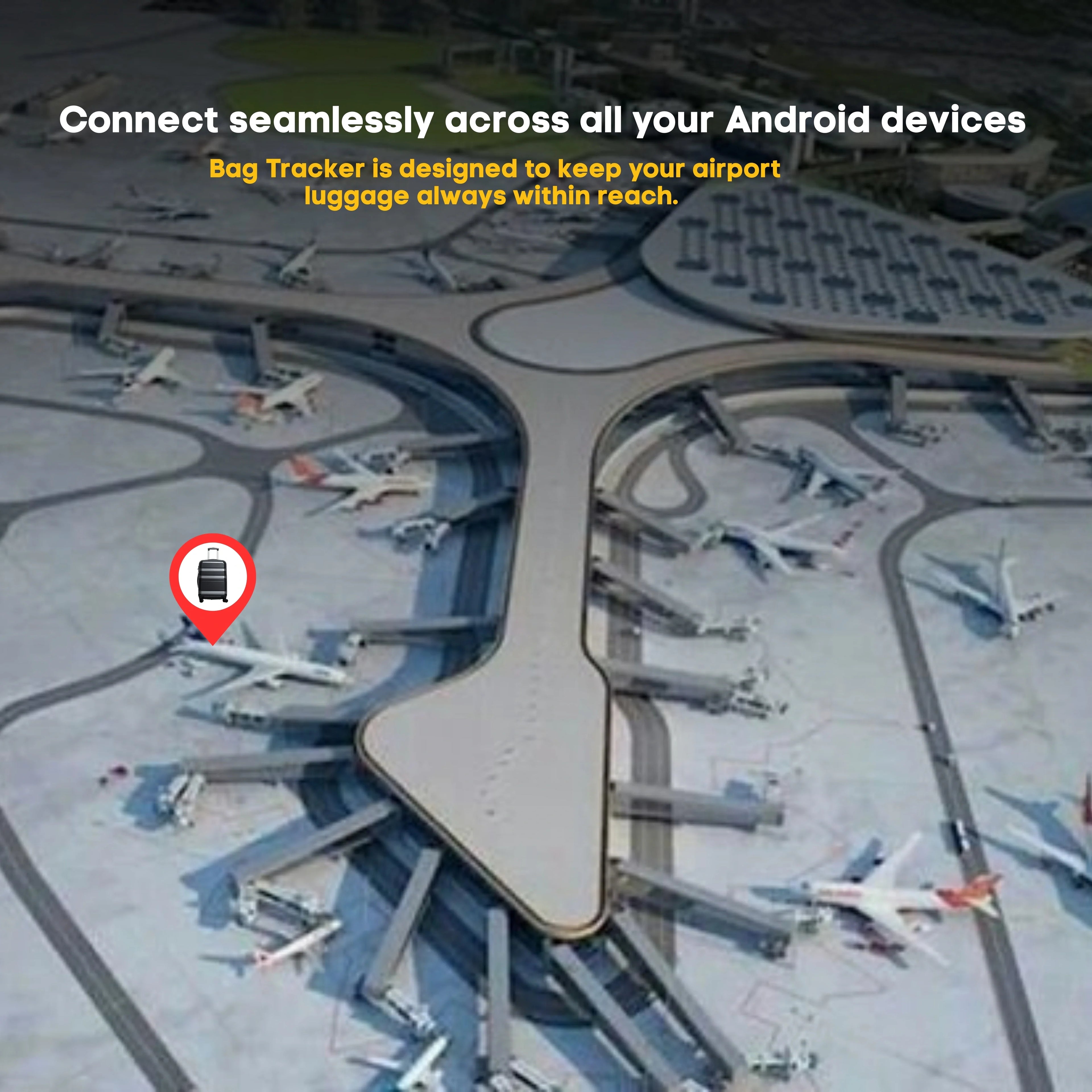 Dolphin Smart Bag Tracker Android by Dolphin Tracker + Global Lost Recovery Service | 2800+ Airports worldwide | Android FInd My