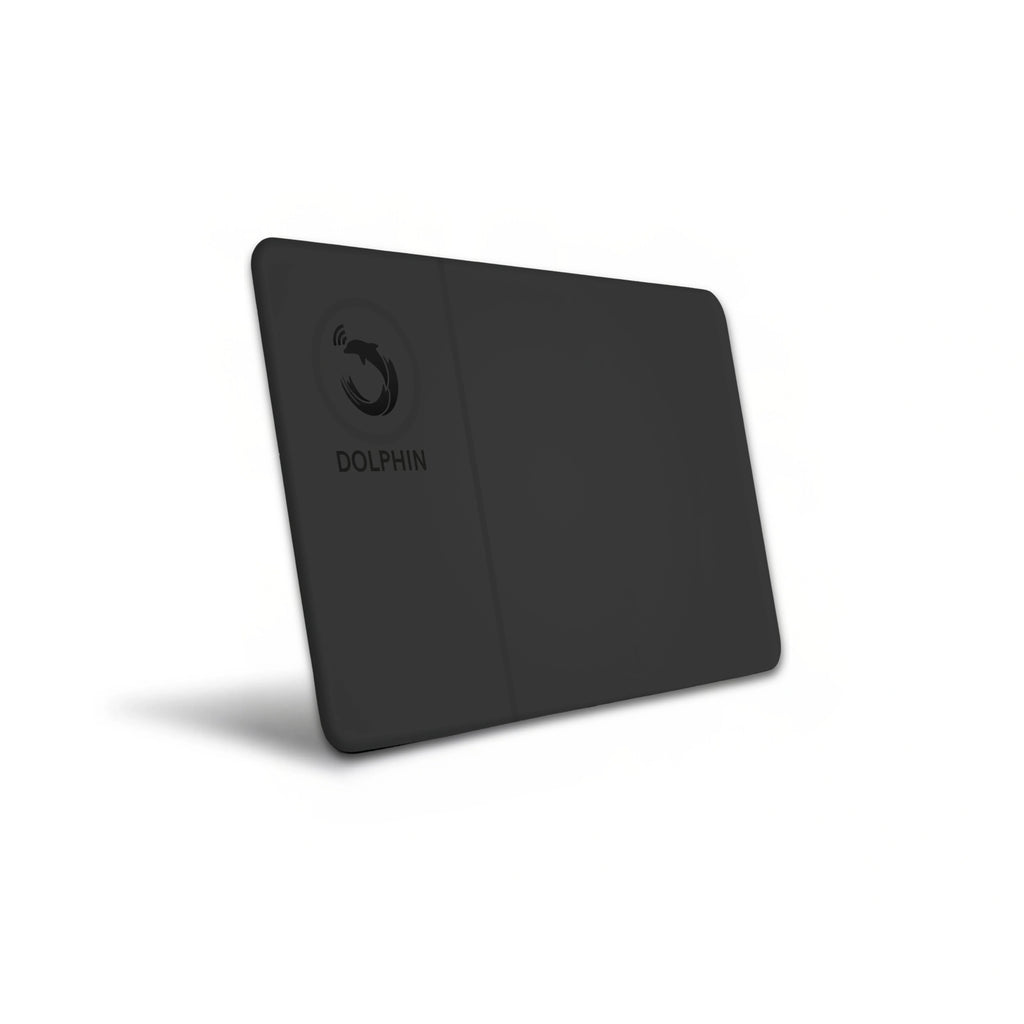 Dolphin Smart Tracker Sleek - iOS by Dolphin Tracker | Apple Find My | Wireless Rechargeable Battery