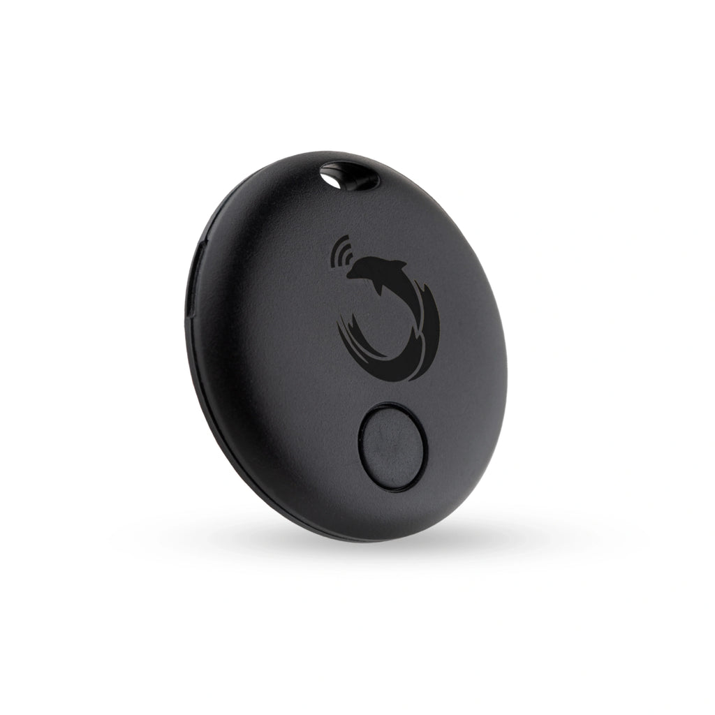 Dolphin Pro by Most versatile tracker | Pair with keys, bags, toys and more | 6 months battery life - replaceable battery