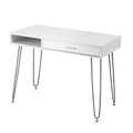 Artiss Computer Desk Drawer Cabinet Home Office Desks Workstation 100cm White by NNE Living