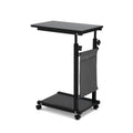 Artiss Laptop Desk Height Adjustable Mobile Workstation Computer Desks 48CM Black by NNE Living