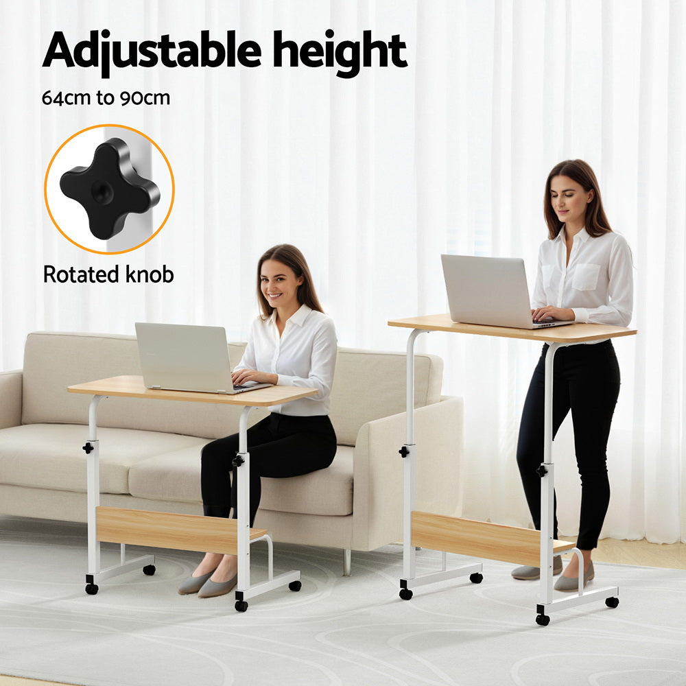 Artiss Laptop Desk Portable Sit Stand Desks Height Adjustable Workstation 80CM by DropshipZone