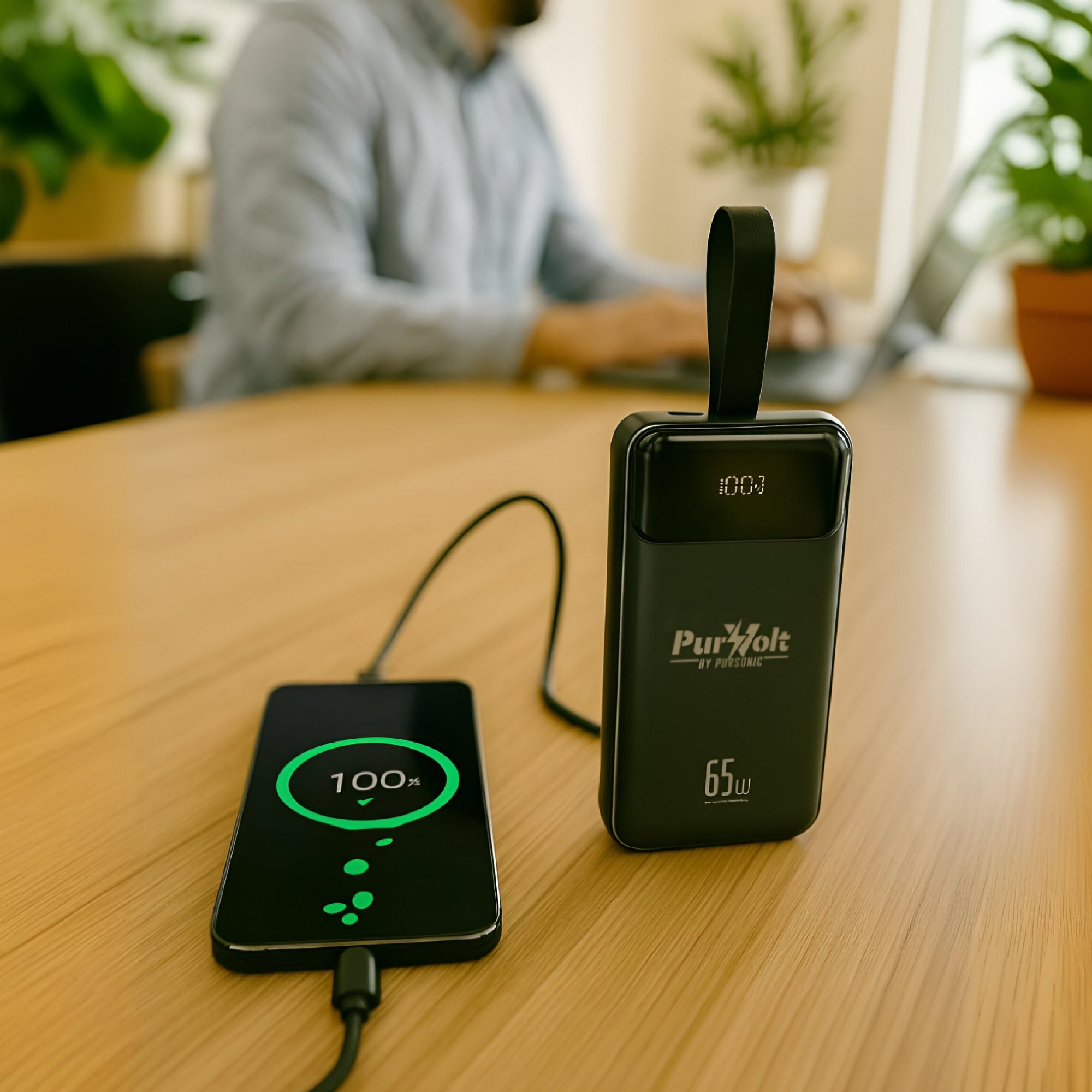 PurVolt 40,000mAh Ultra High-Capacity Power Bank – Powering Laptops, Phones & Beyond by Pursonic