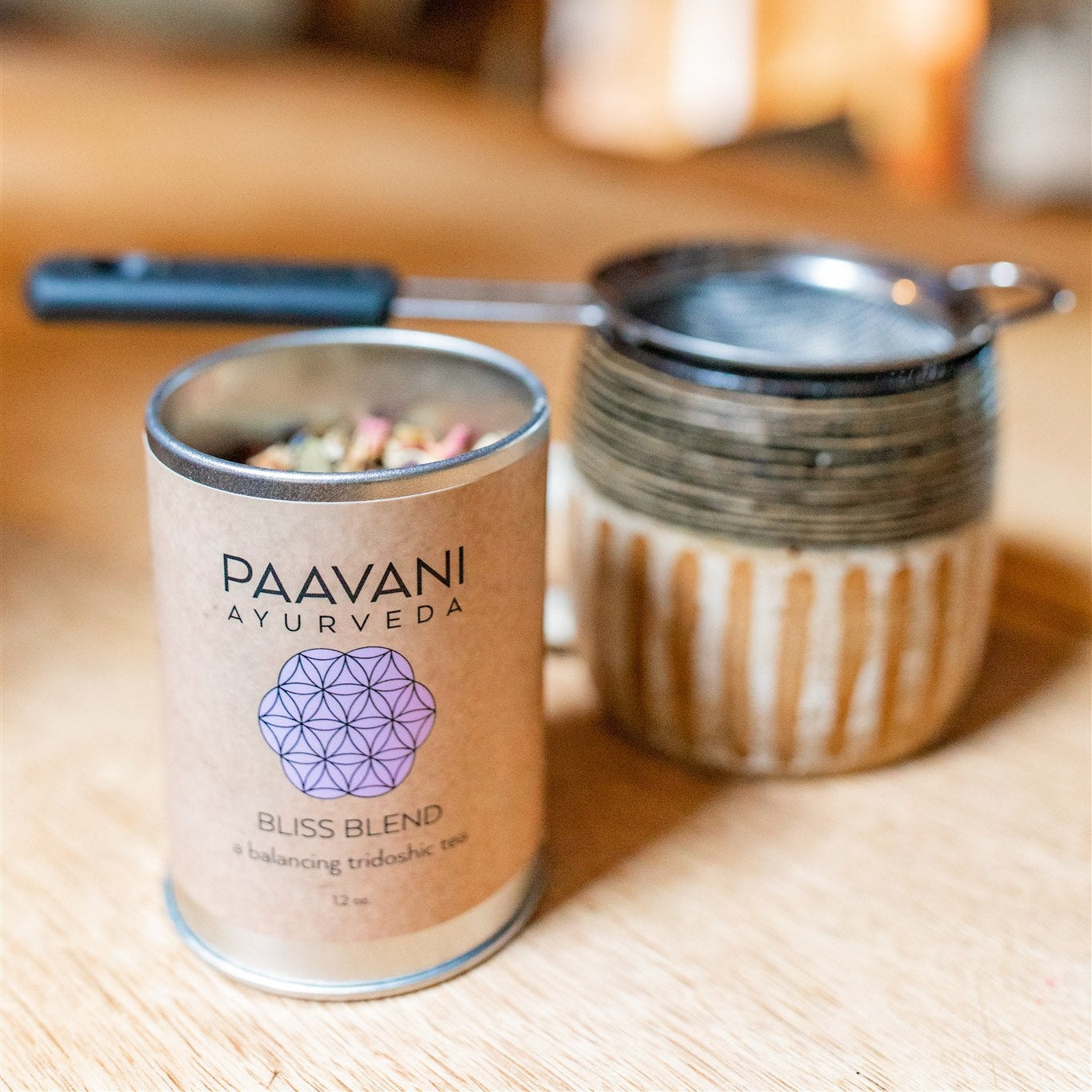 Bliss Blend | Tridoshic Tea for Relaxation & Harmony by Paavani Ayurveda Skincare and Wellness