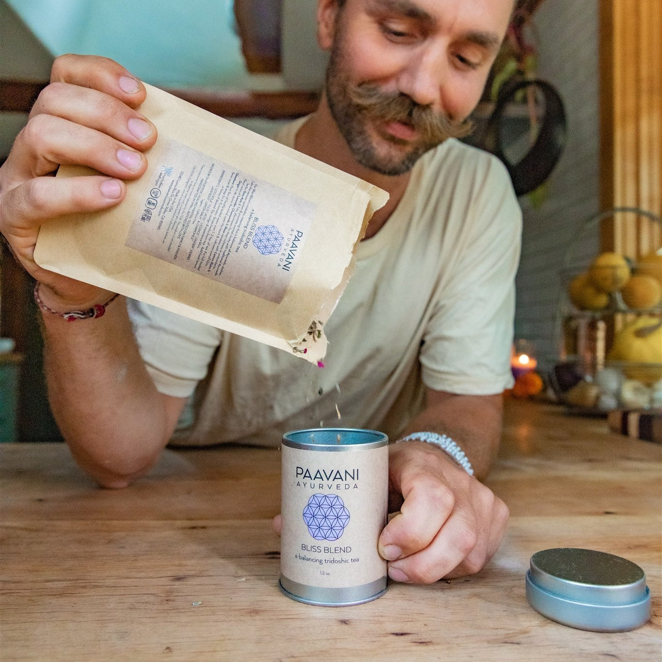 Bliss Blend | Tridoshic Tea for Relaxation & Harmony by Paavani Ayurveda Skincare and Wellness