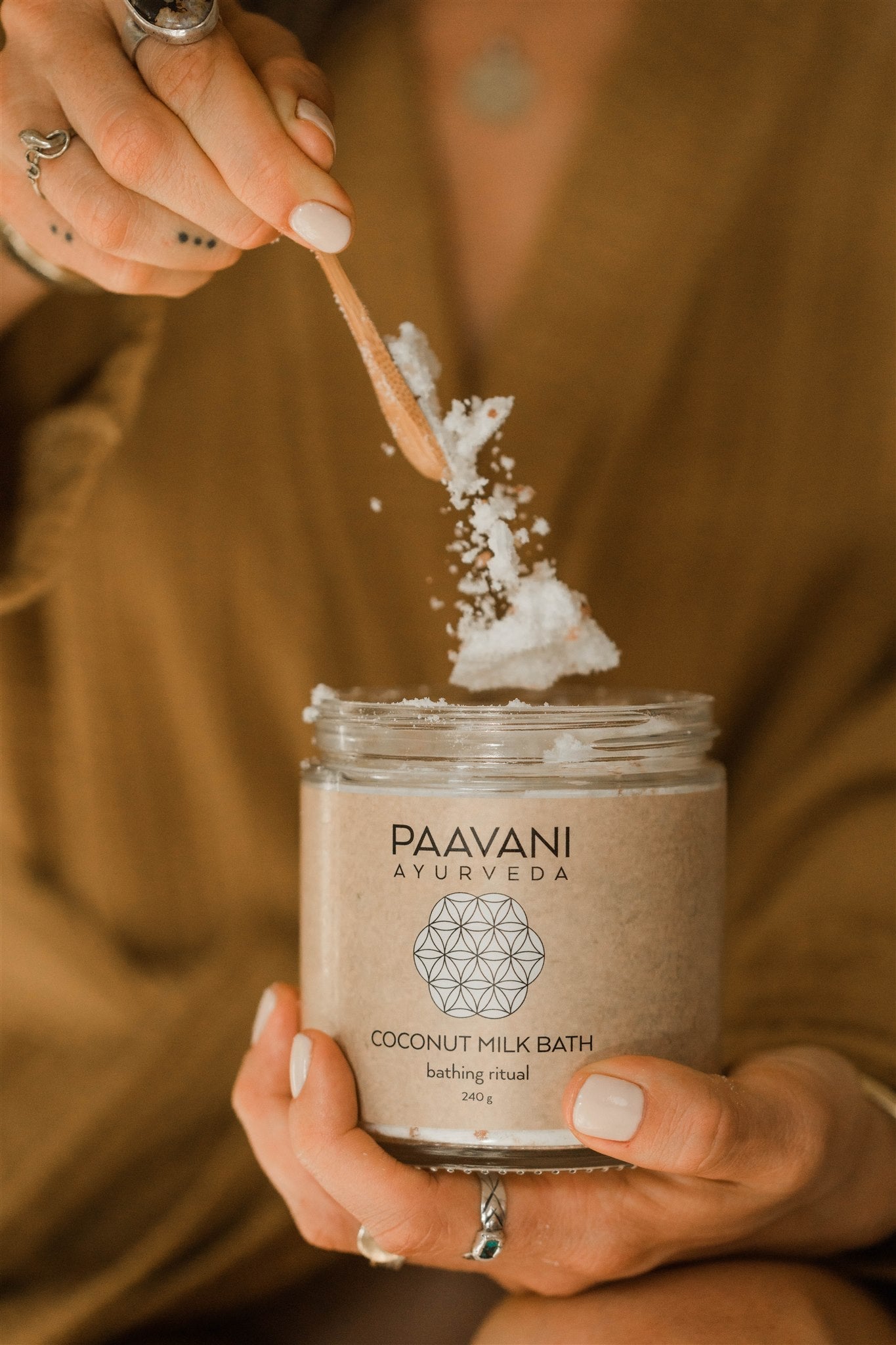 Coconut Milk Bath | Ayurvedic Herbal Soaking Ritual for Skin & Spirit by Paavani Ayurveda Skincare and Wellness