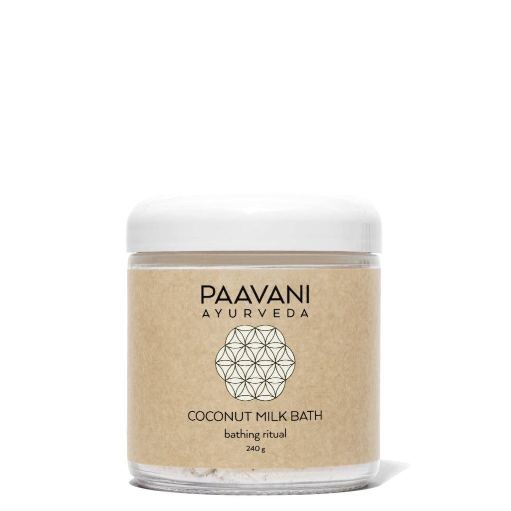 Coconut Milk Bath | Ayurvedic Herbal Soaking Ritual for Skin & Spirit by Paavani Ayurveda Skincare and Wellness