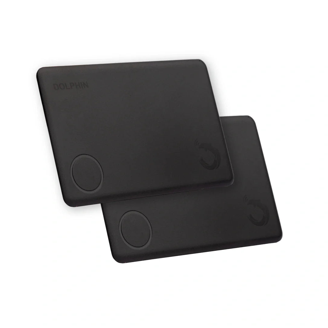Dolphin Smart Tracker Sleek by Slide into wallets, passports and where space is limited | 3 yrs battery life