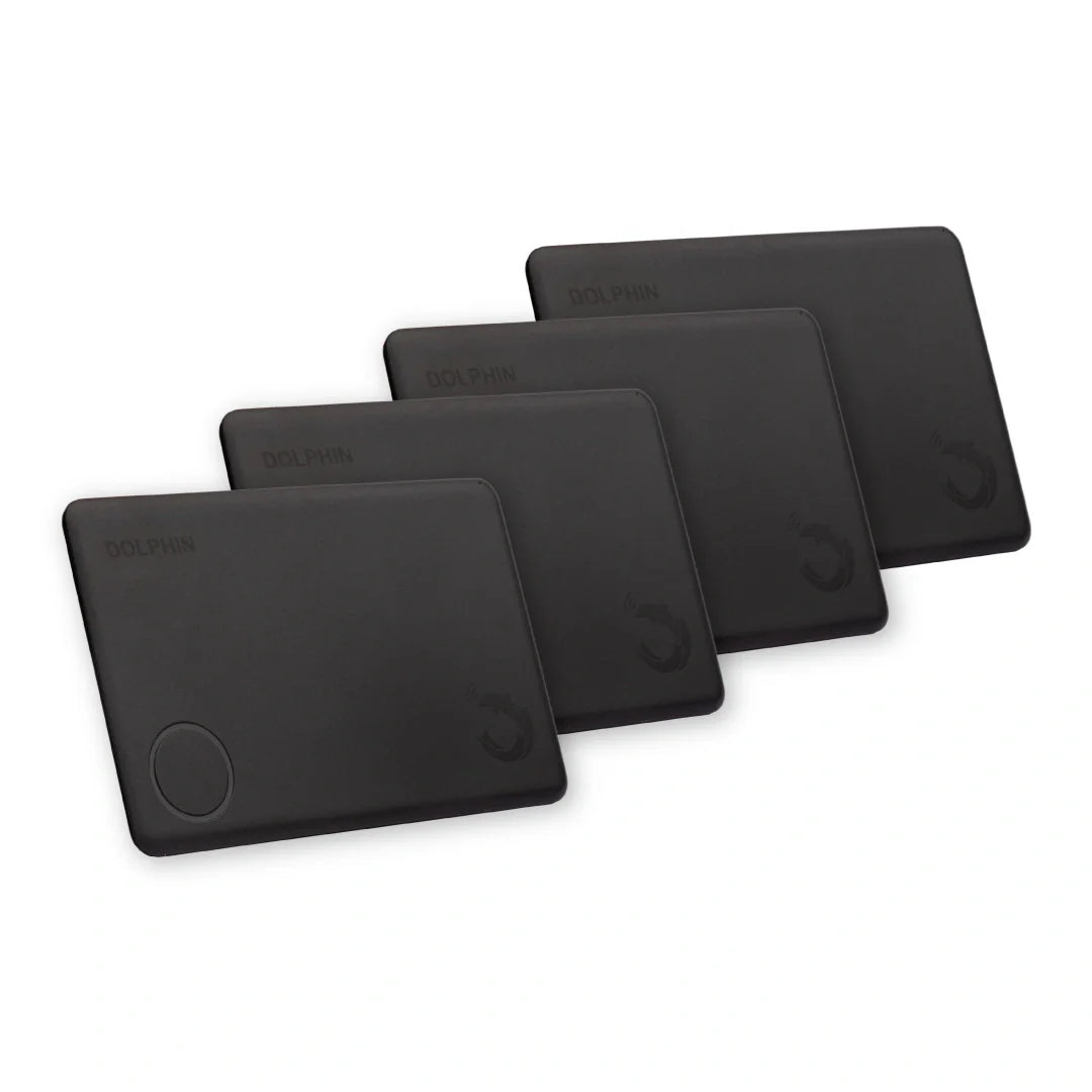 Dolphin Smart Tracker Sleek by Slide into wallets, passports and where space is limited | 3 yrs battery life