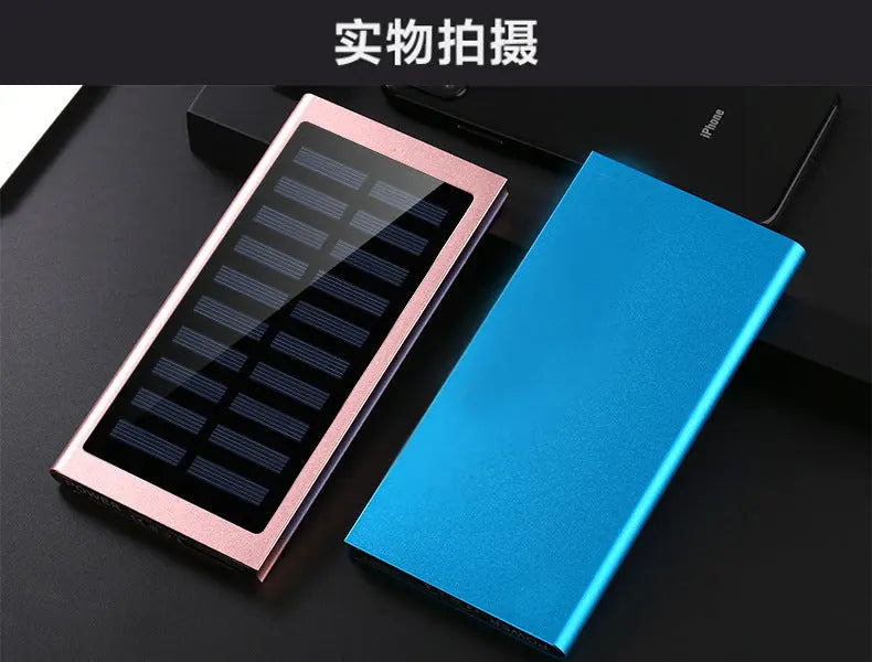 Portable 20000mAh Solar Power Bank by Anacotte