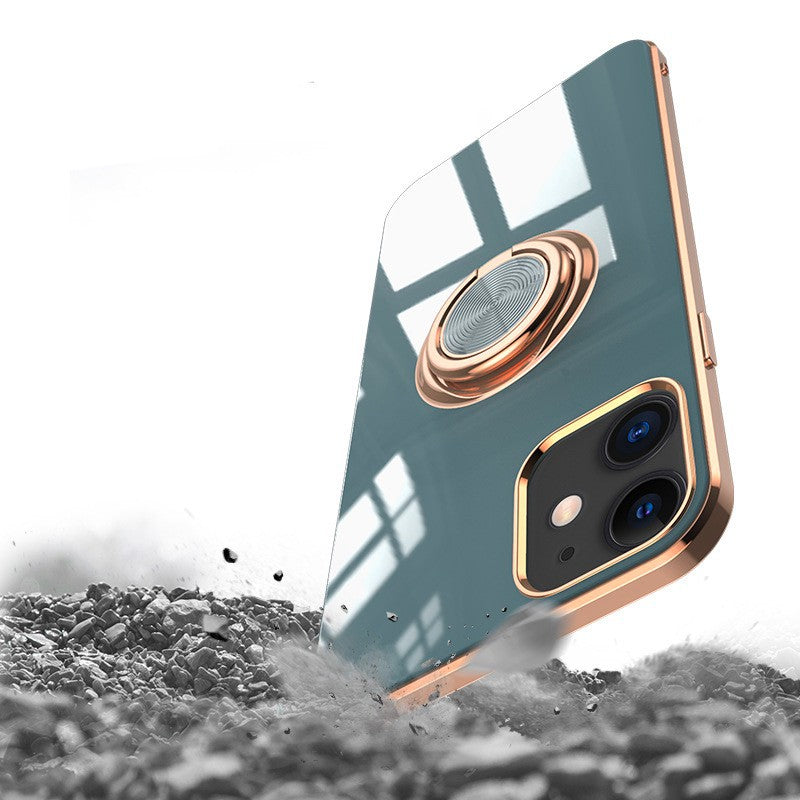 Ringora Electroplating Phone Case with Magnetic suction by Anacotte