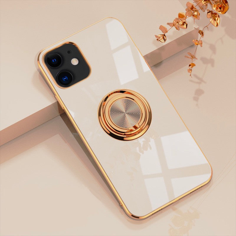 Ringora Electroplating Phone Case with Magnetic suction by Anacotte