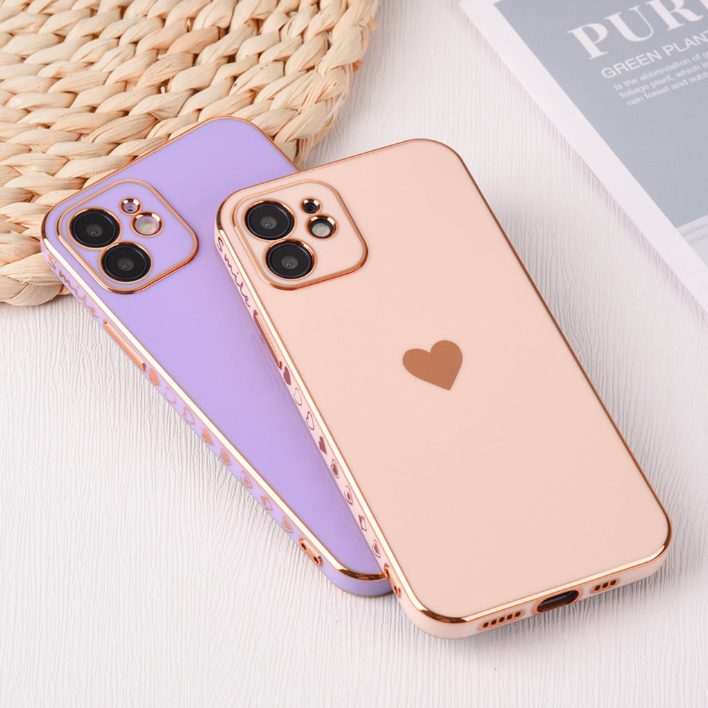 Rugged plating lens protective case for iPhone by Anacotte