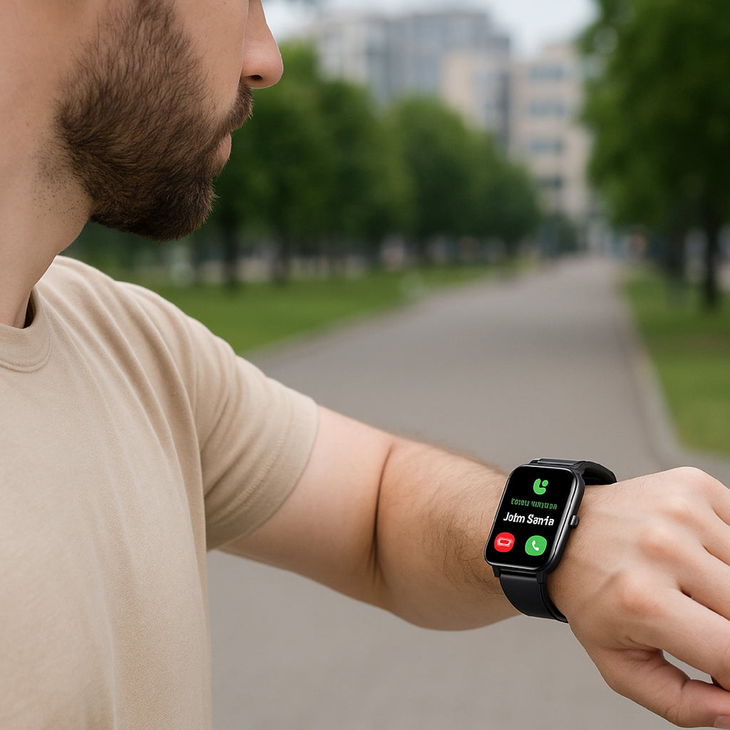 Smart Lifestyle Bundle: True Wireless Stereo Earbuds & All-in-One Bluetooth Smart Watch by Pursonic