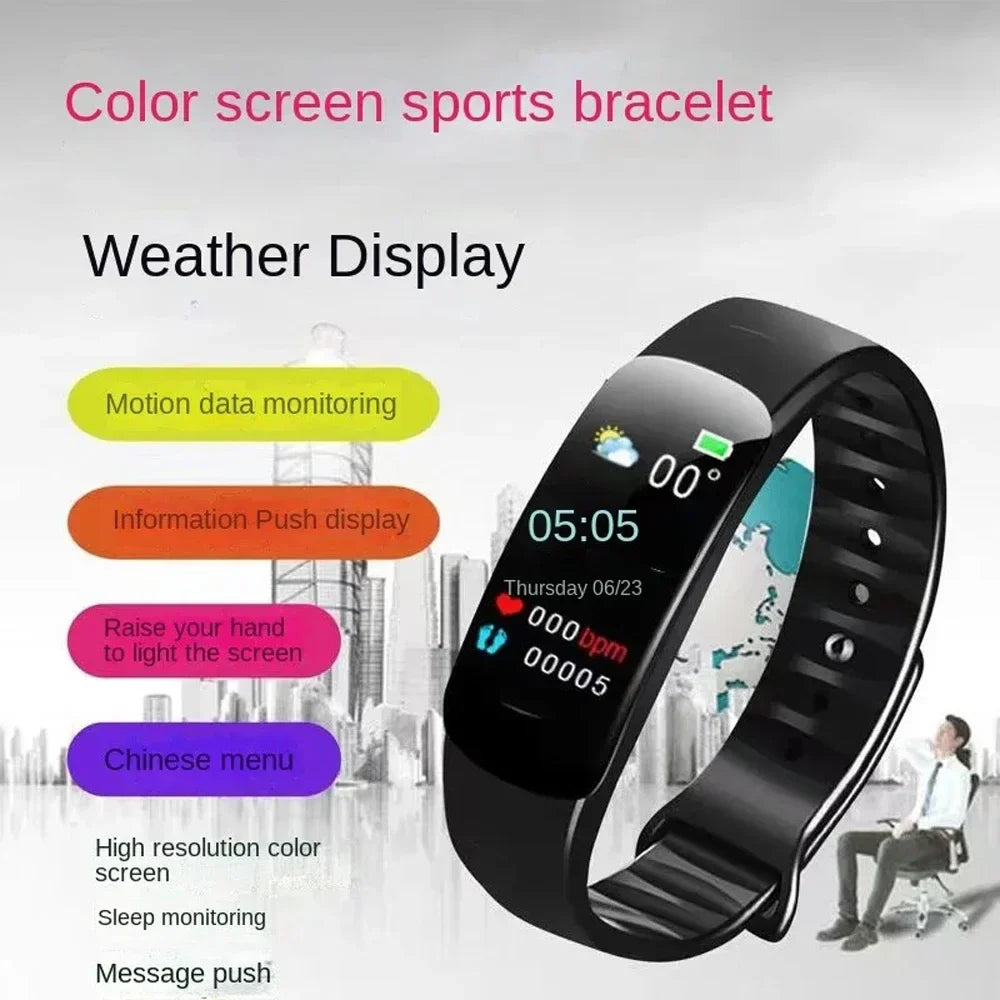 C1 Plus Bluetooth Smartwatch with Pedometer by OBA