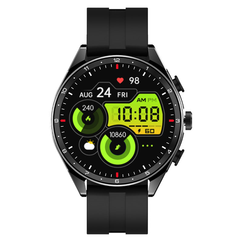 Smartwatch With Wireless Earbuds 1.39 Inch HD Screen BT Calling TWS Music Watch For Men Health Monitoring by Wautton